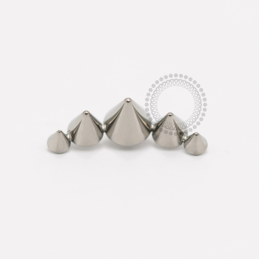 TN1827 Topo Cluster Spike Titânio ASTM F-136