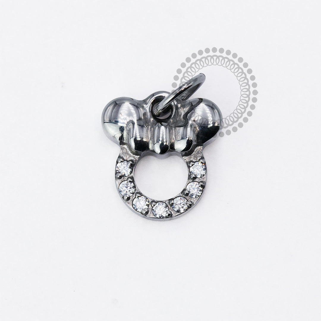 TN1924 Minnie Mouse Titanium Pendant ASTM F-136