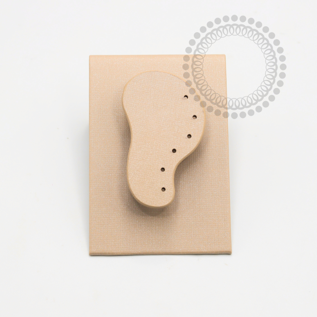 EP33 Removable Ear Display Stand with Magnet, 6 Holes, Champagne