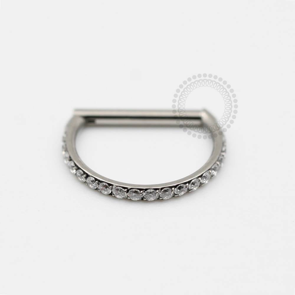 TN1321 Titanium Studded Nostril ASTM F-136