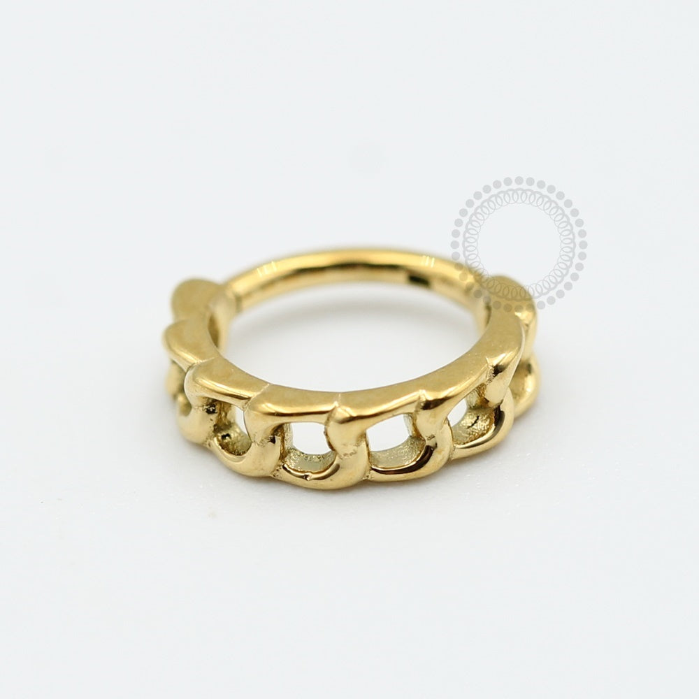 PVD40 Segmento Corrente aço PVD Gold