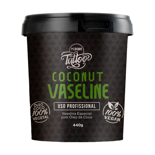 Vaselina mboah tattoo coconut - 440g (Vaselina para Tatuagem)