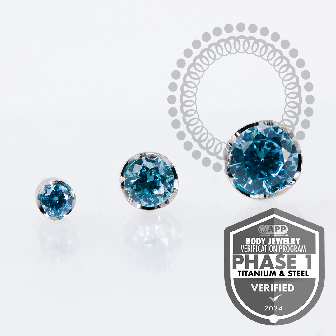 TT18 Topo Zirconia Aqua Disco Push Pin Titânio Mill ®