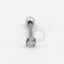 PB15 Piercing Microbarbell Zirconia Aço 316L