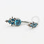 TN421 Navel Piercing Decorada CZ (Modelo 1) Titânio