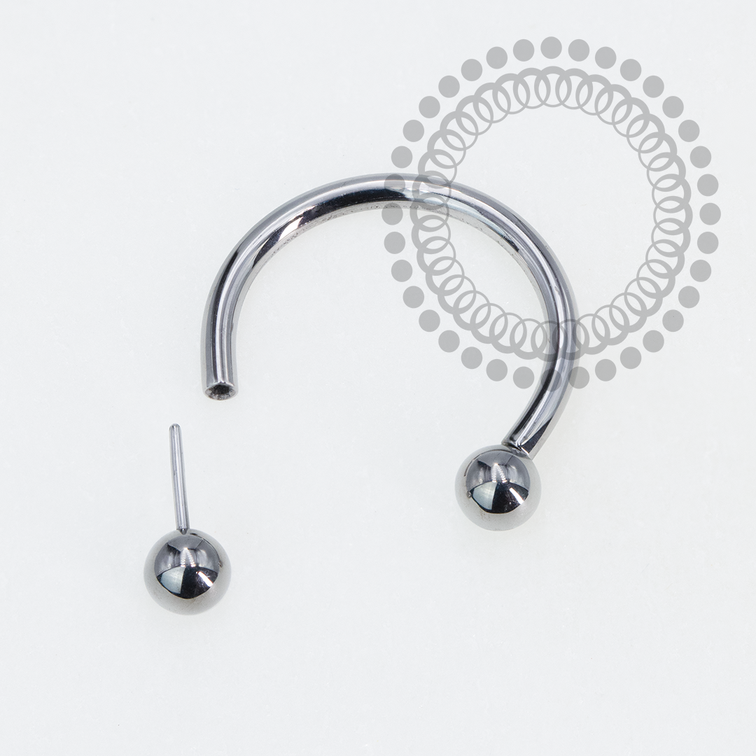 TN2256 Ferradura Push Pin Titânio ASTM F136