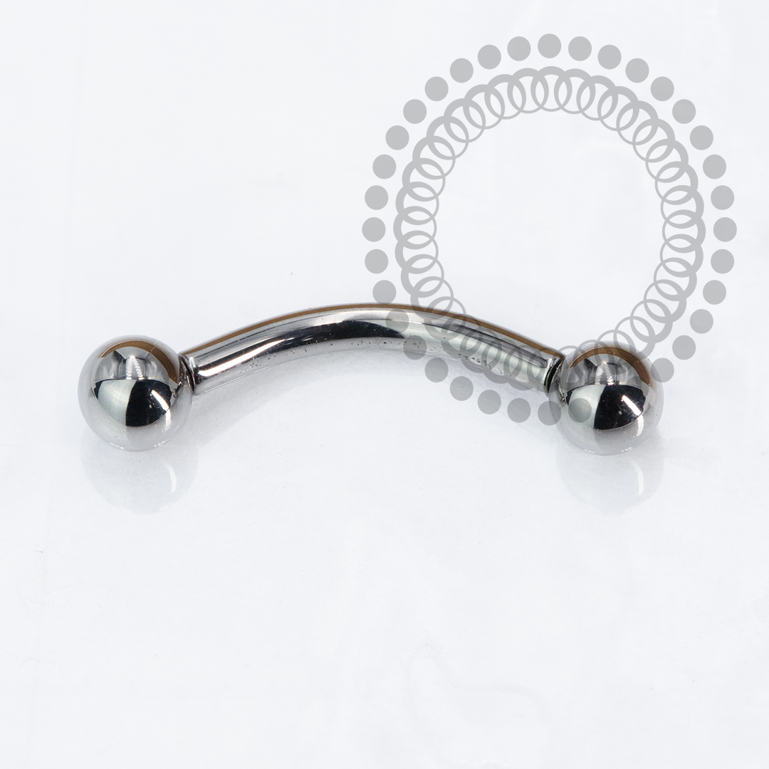 TN2173 Microbell Curvo Push Pin Titânio ASTM F136