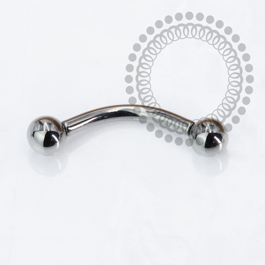 TN2173 Microbell Curvo Push Pin Titânio ASTM F136