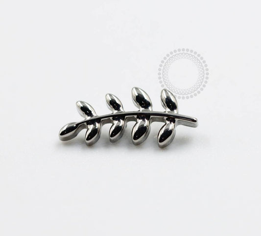 TN852 Topo Galho Folhas Lisas Titânio ASTM F136