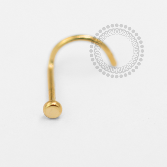 TN1598 Nostril Chapiado Titânio PVD Gold