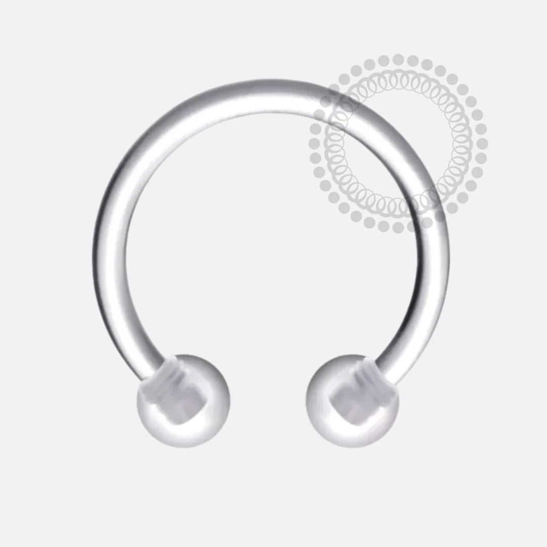 BIO03 Piercing Ferradura Silicone