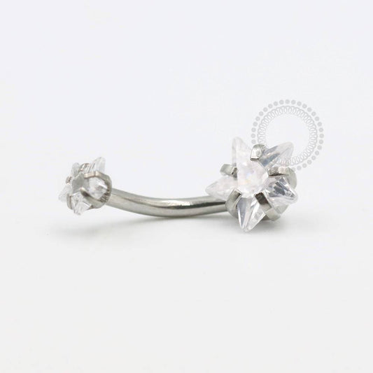 BB21 Navel Estrela  Zirconia Aço 316L