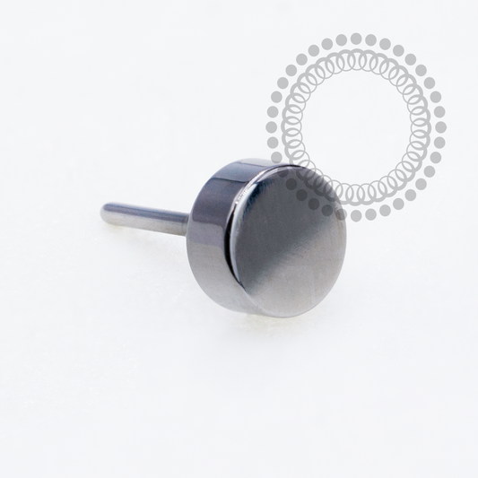 TN2325 Topo Circular 3mm Push Pin Titânio ASTM F136