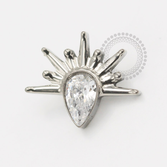 TN1894 Top Drop with Titanium Rays ASTM F-136 