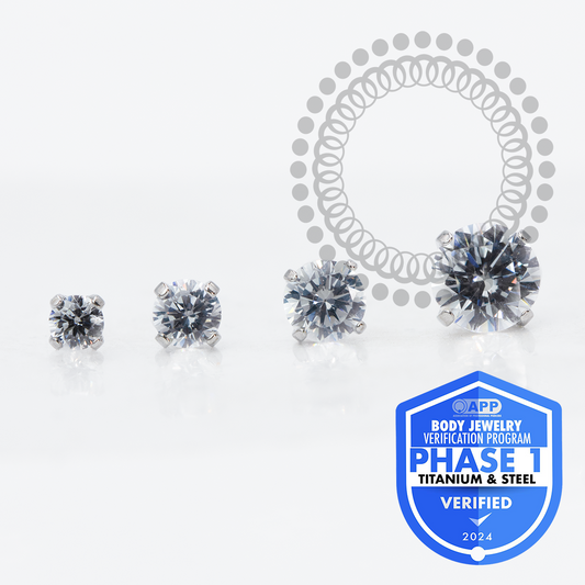 TT16 Topo Zirconia Abaulado PronSet Push Pin Titânio Mill®