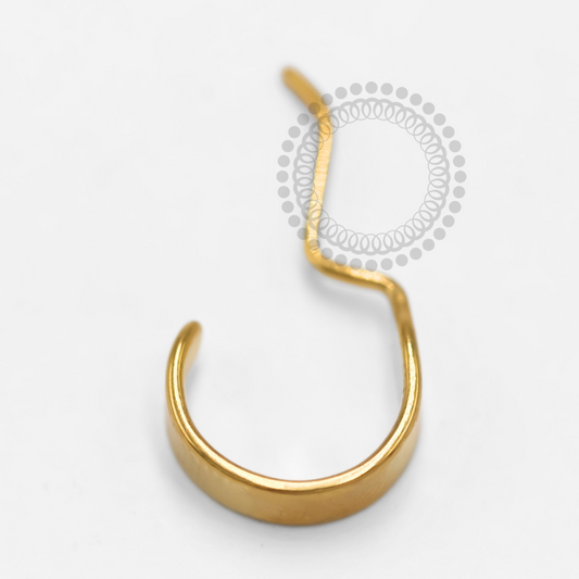 TN1550 Piercing Labial Titânio PVD Gold