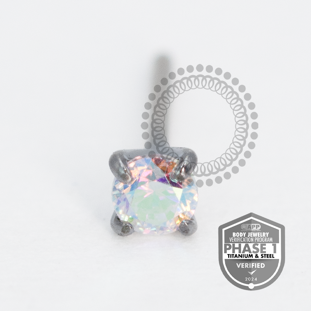 TT10 Topo Ponto de Luz Push Pin | Titânio Mill®