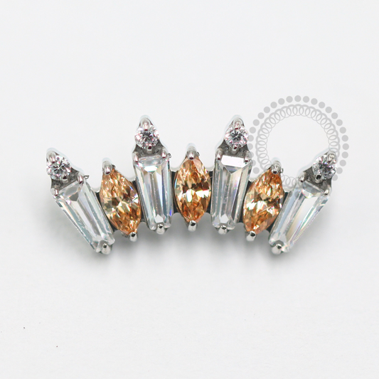 TN1487 Topo Aurora Real Champanhe Cristal Titânio ASTM F-136