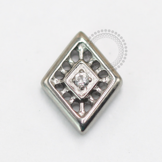 TN1464 Topo Royal Triângulo Titânio ASTM F-136