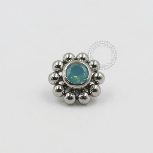 TN257 Topo Sol Opalite Green Titânio