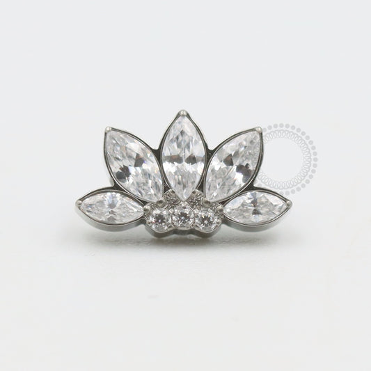 TN455 Topo Cluster Flor De Lotus Titânio