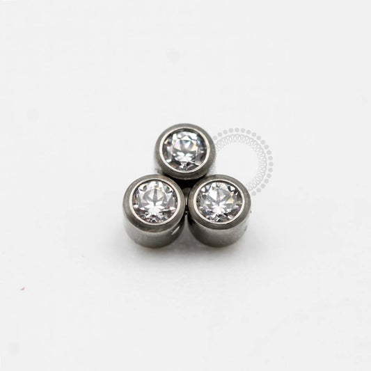 TN174 Topo Trinity Circular Zirconias Titânio ASTM F-136