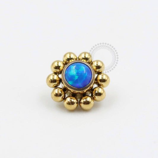 TN317-1 Top Sun Opal Titanium PVD Gold 