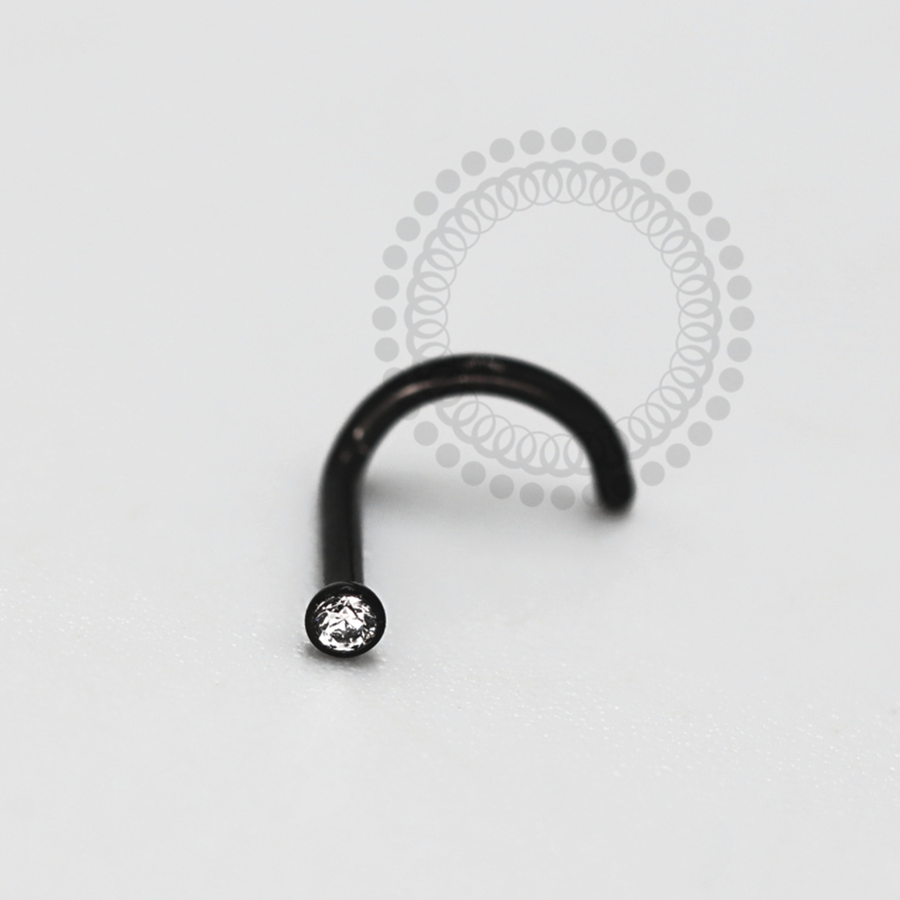 TN1193 Nostril Titanium PVD Black 
