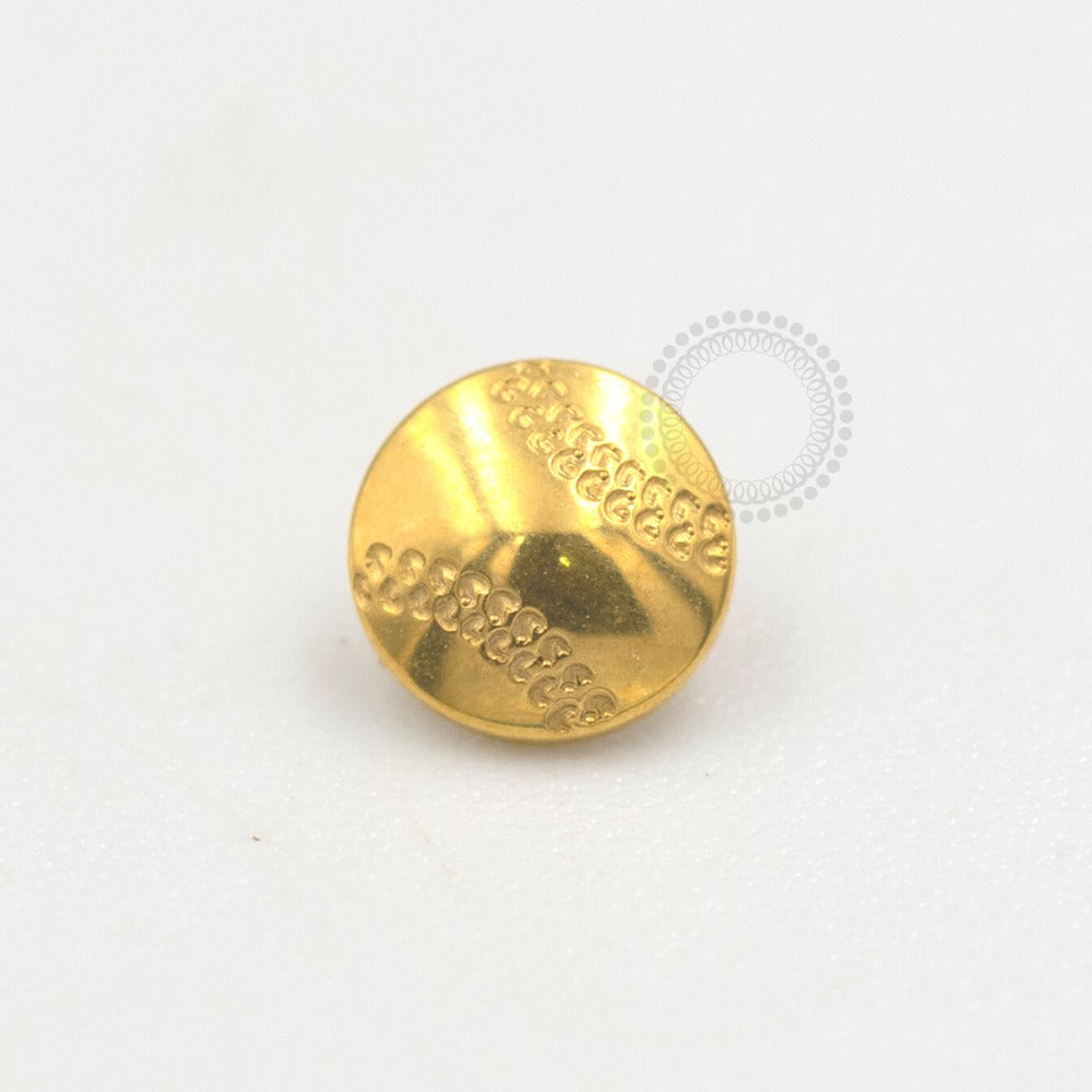 TN689 Topo Bola De Baseball Titanio Pvd Gold