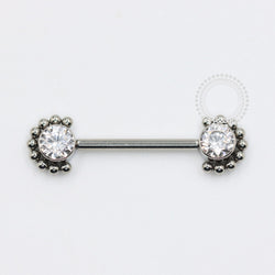 TN1040 Nipple Jewelry Indiana Push Pin Titânio