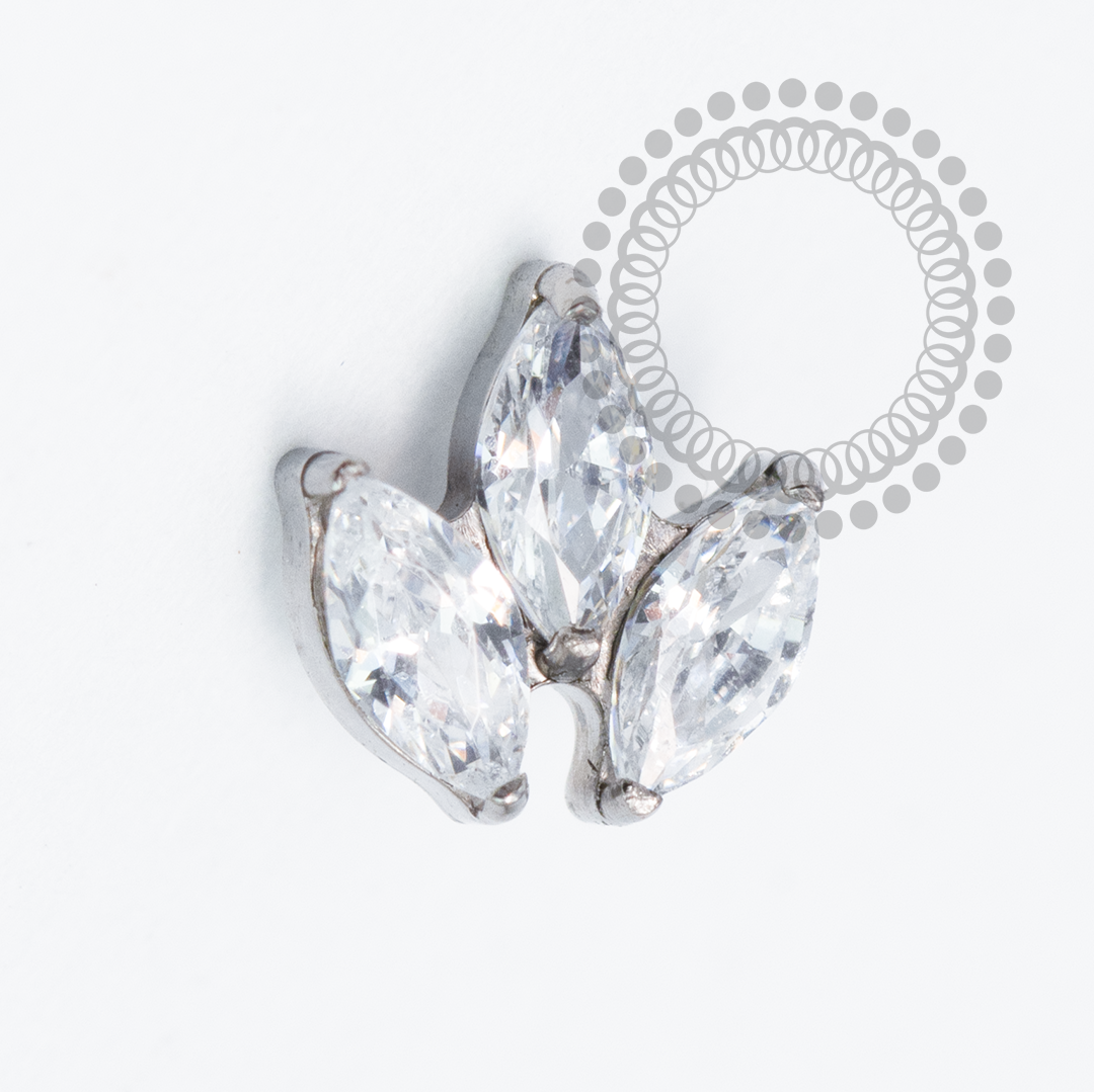 TN2042 Topo 3 Navetes Titânio ASTM F136