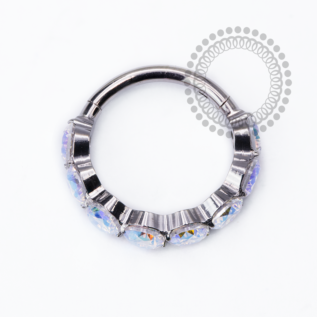TN2523 Segmento CZ 3mm Boreal Titânio ASTM F136