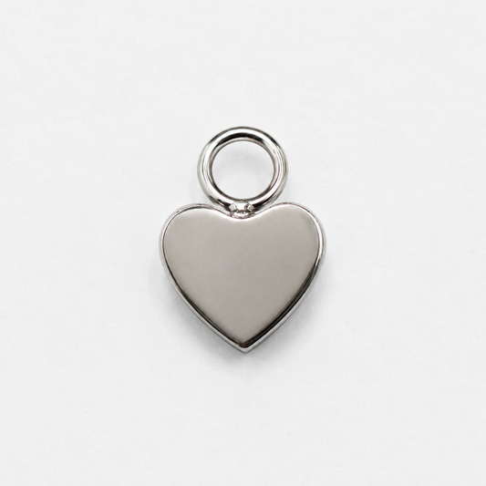 TN1548 Titanium Heart Pendant ASTM F-136 