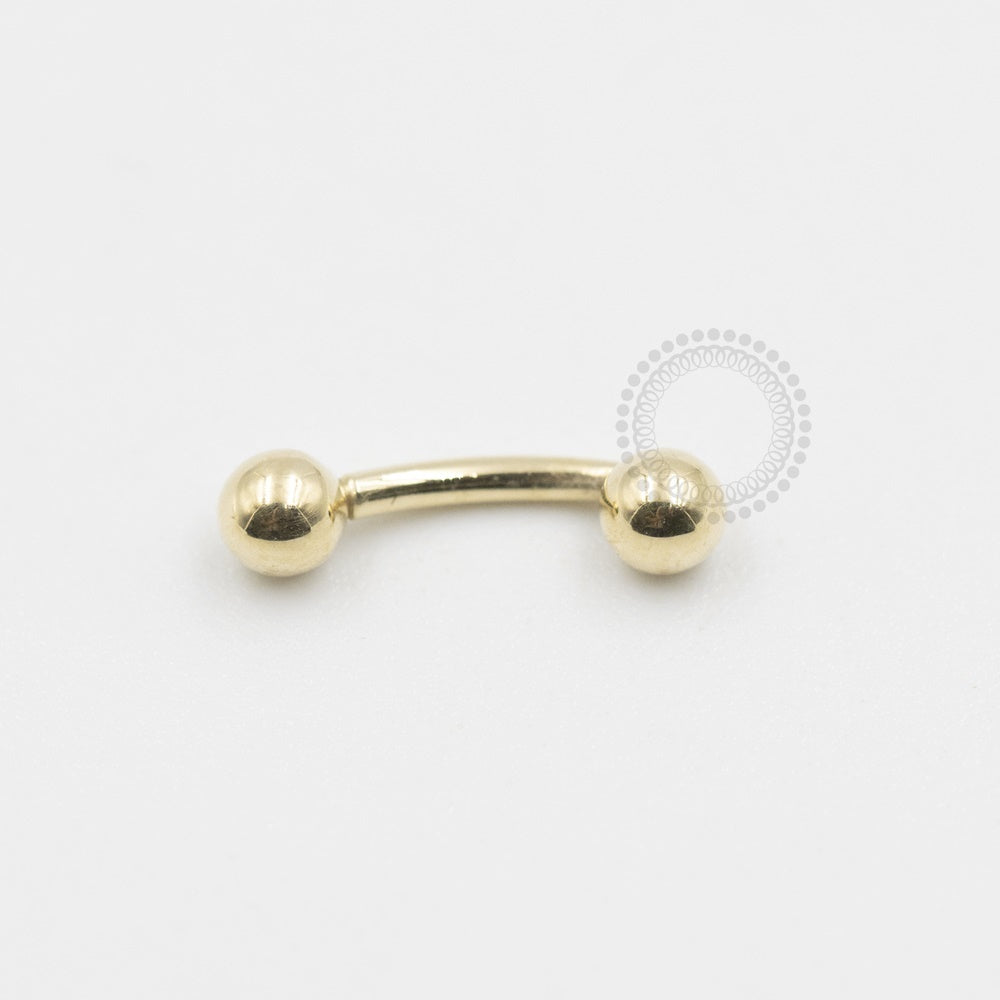 OR92 Microbell Ouro 18K (0,33g) - (8mm)