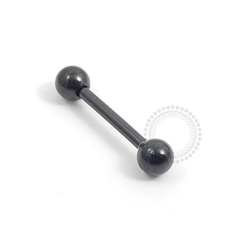 PVD02 Micro Barbell Aço Pvd Black