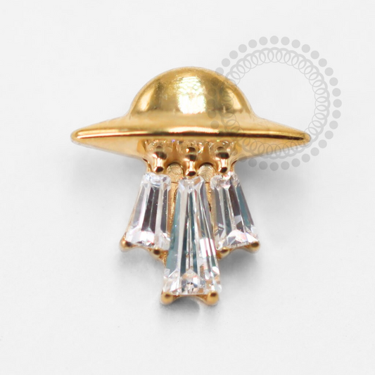 TN1396 Alienigena Titanium PVD Gold Top 