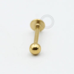 PVD14 Labret Aço PVD Gold