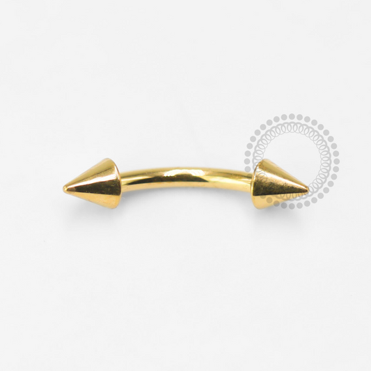 TN1670 Microbell Spike Titânio PVD Gold