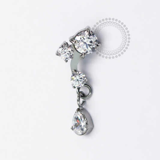 TN1664 Topo Gota De Luz Titânio ASTM F-136