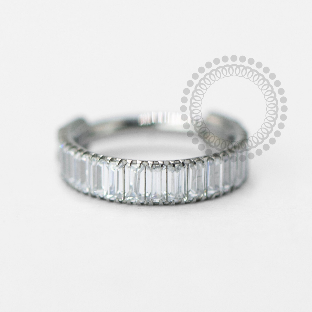 TN1655 Segmento Zirconias Baguette Titanio ASTM F136