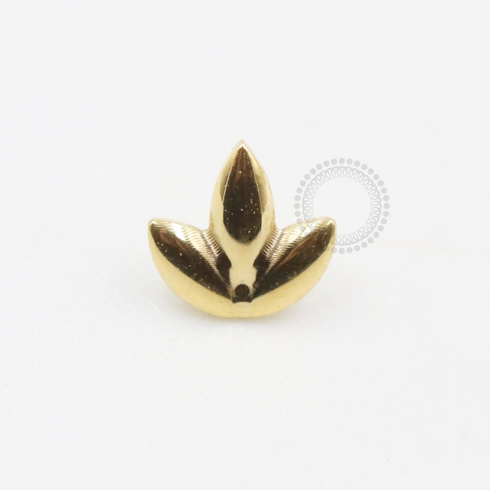 TN652 Topo Clover Titanio Pvd Gold