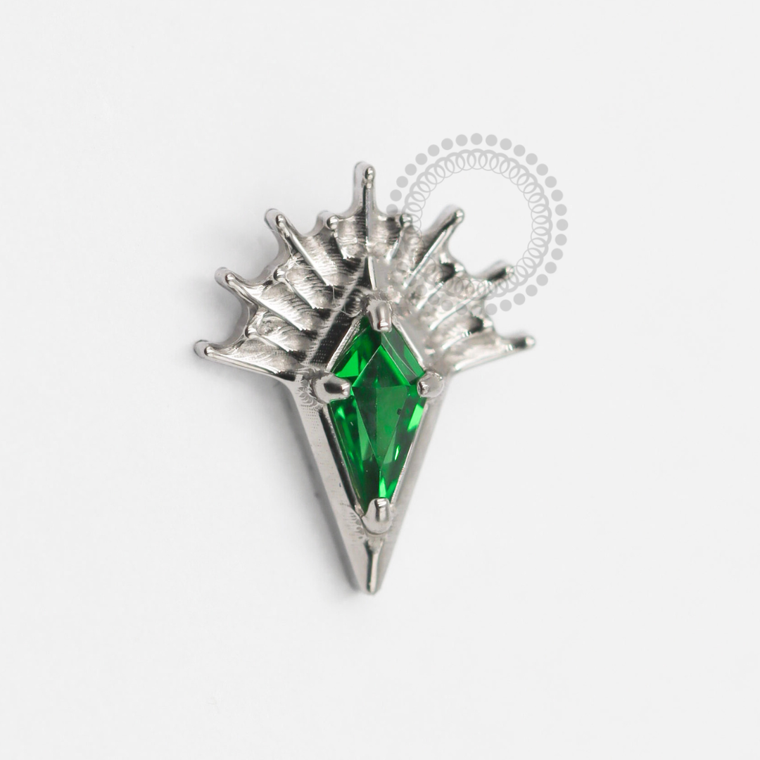 TN1808 Topo Losango Coroa de Zirconia Titânio ASTM-F 136