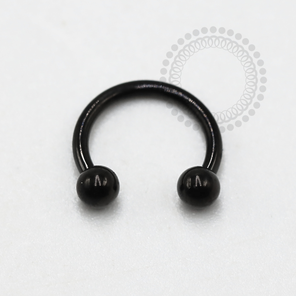 TN1188 Horseshoe Titanium PVD Black 