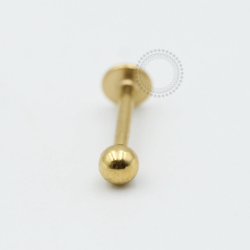 PVD14 Labret aço PVD Gold