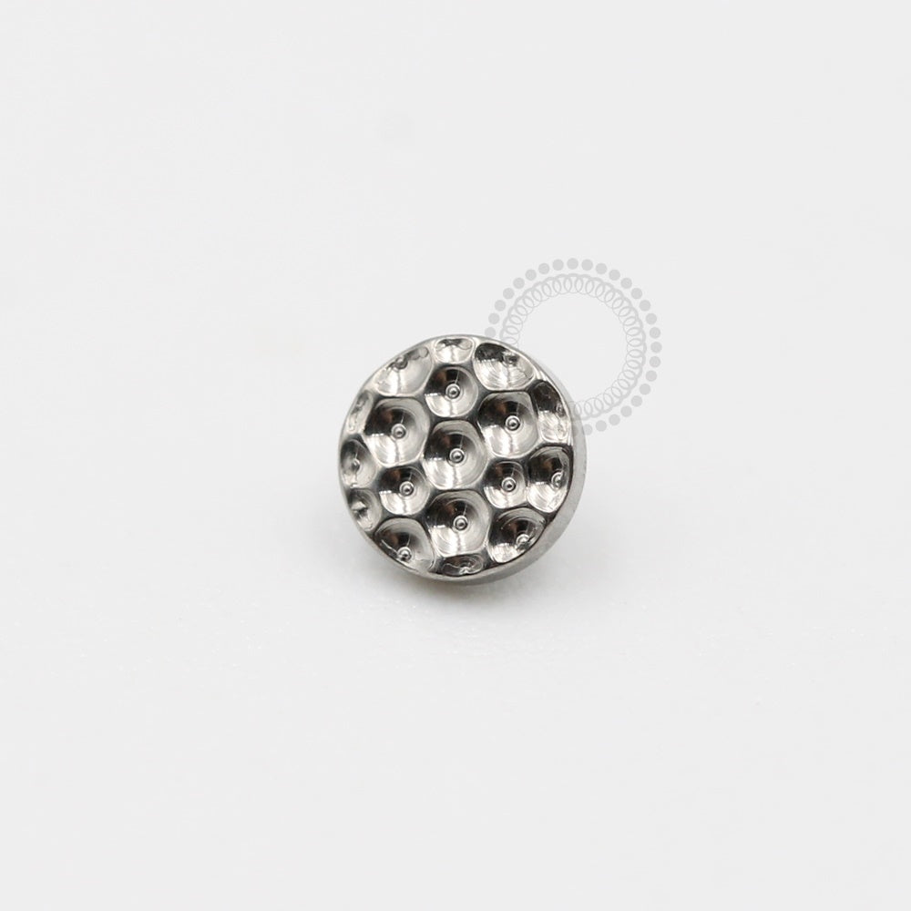 TN408 Topo Microdermal Martelado Titânio ASTM F136