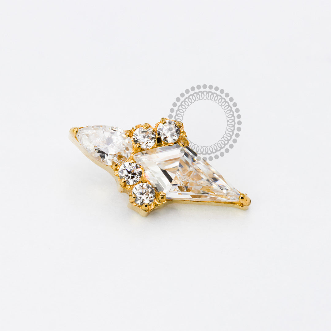 TN1921 Top Arrow Light Titanium PVD Gold 