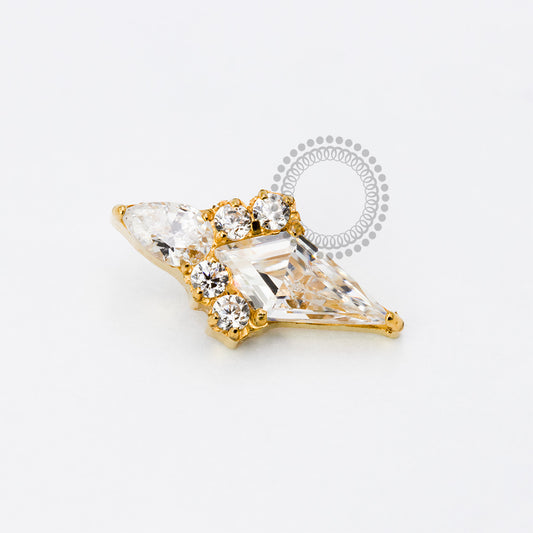 TN1921 Top Arrow Light Titanium PVD Gold 