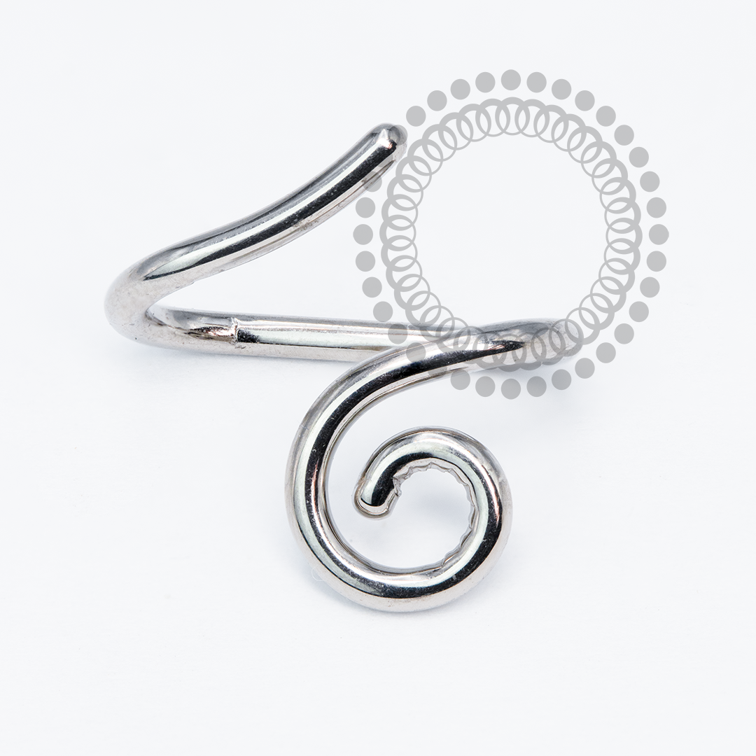 TN2072 Segmento Espiral Bridge Titânio ASTM F136