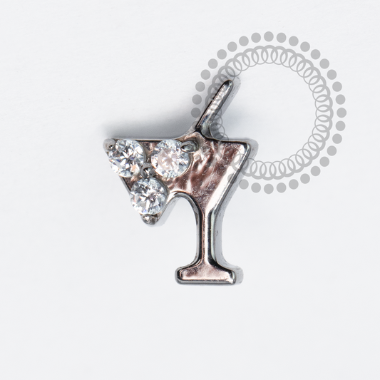 TN2071 Topo Taça de Martini Titânio ASTM F136