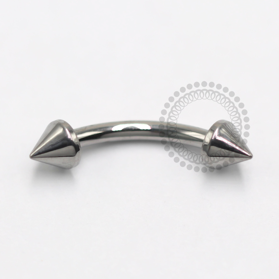 TN1501 Microbell Curvo Spike Titânio ASTM F-136